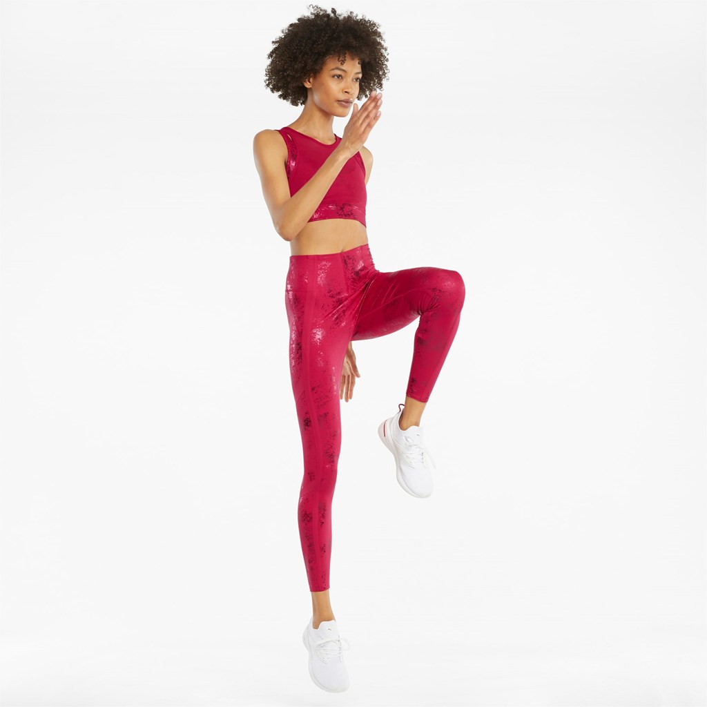 Puma ellaVATE Eversculpt Trenings Leggings Dame Rød | 095USRDNV