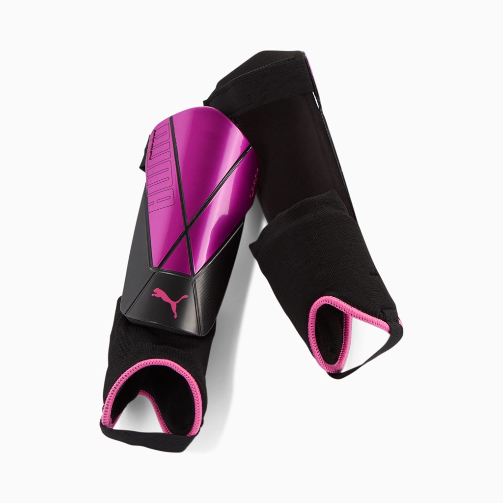 Puma ftblNXT SPIRIT Ankle Shinguards Shinguards Dame Rosa Svarte | EM3819072