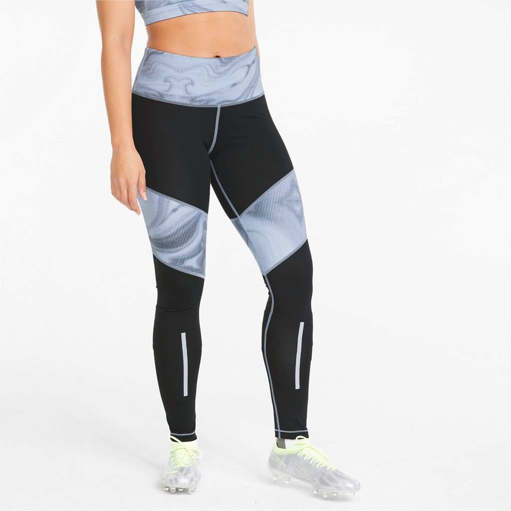 Puma individualLIGA Soccer Leggings Dame Svarte | 247UXFMTV