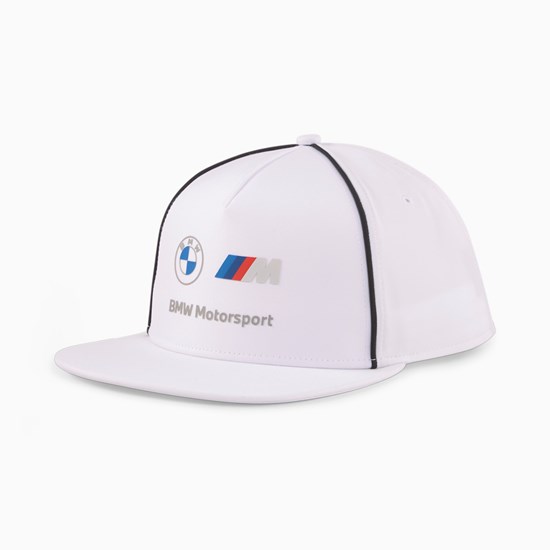 Puma BMW M Motorsport Flate Brim Hatt Herre Hvite | 698DWZMRV