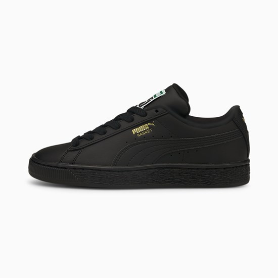 Puma Basket Classic XXI JR Joggesko Jente Svarte Svarte | SZ5304961