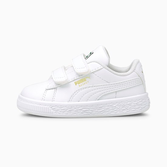 Puma Basket Classic XXI Toddler Joggesko Gutt Hvite Hvite | IW6537894