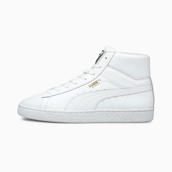 Puma Basket Mid XXI Joggesko Herre Hvite Hvite | CN0675381