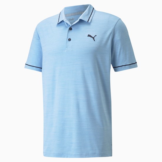 Puma CLOUDSPUN Monarch Golf Polo T Skjorte Herre Blå Marineblå | 356WVHXER