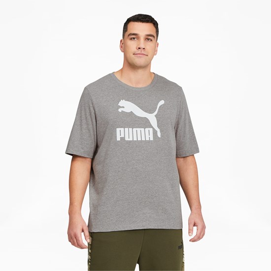 Puma Classics Logo BT Løpe Tskjorte Herre Hvite | 621TREFIG