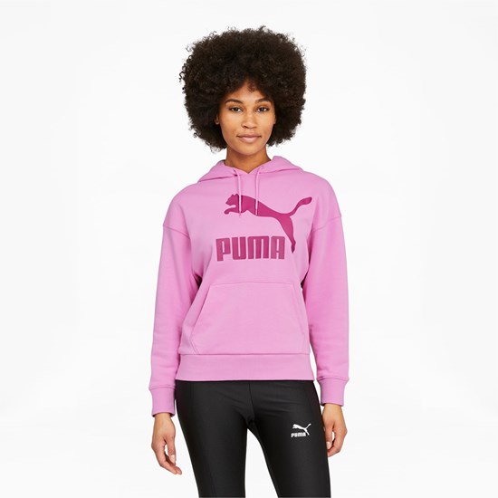 Puma Classics Logo Hettegensere Dame Opera Mauve | 420KIQREF