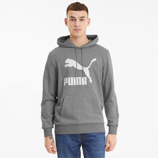 Puma Classics Logo Hettegensere Herre Medium Gray Heather | 094DJPOTE