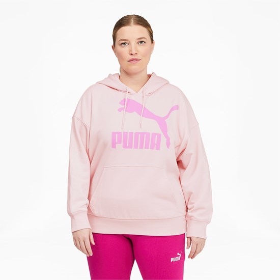 Puma Classics Logo PL Hettegensere Dame Rosa | 931ETWLAZ