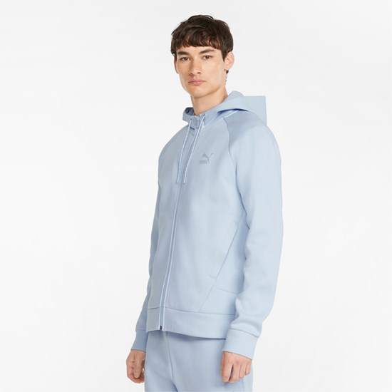 Puma Classics Tech Full-Zip Hettegensere Herre Arctic Ice | 735KHJUFB