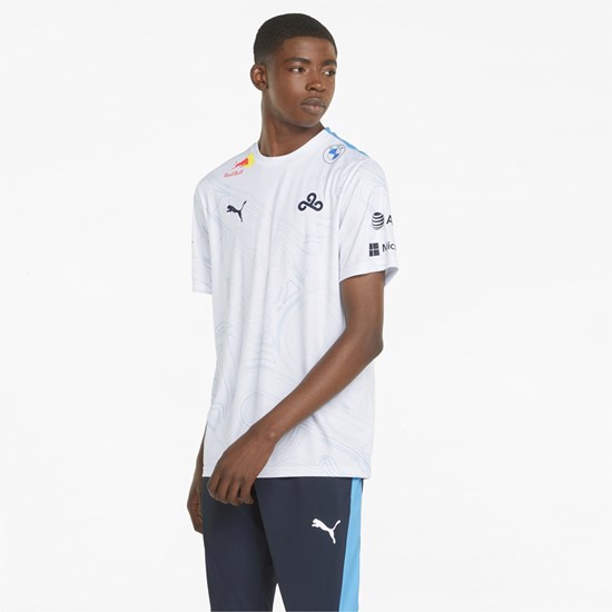 Puma Cloud9 E7 Replica Esports Jersey Herre Hvite | 934KHXCAU