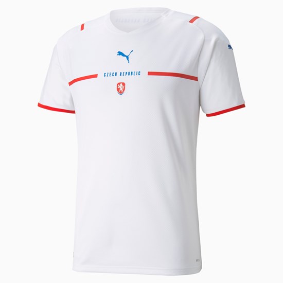 Puma Czech Republic Away Replica Jersey Herre Hvite | 589BOMIKS