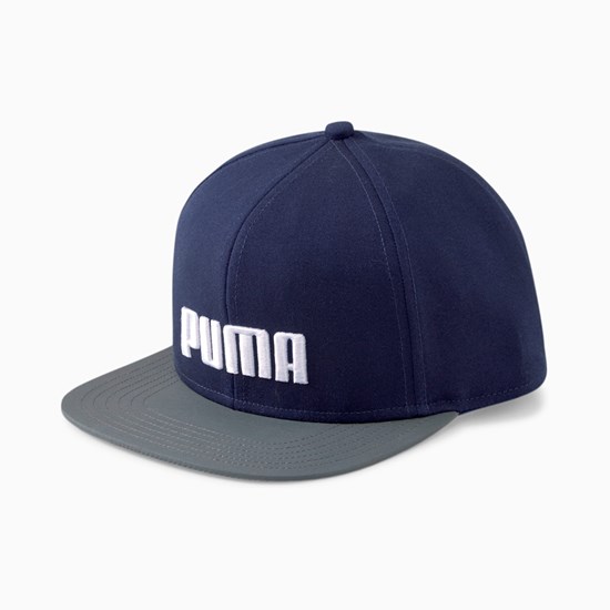 Puma Flate Brim Hatt Dame Mørke Hvite | 784SGQCEN