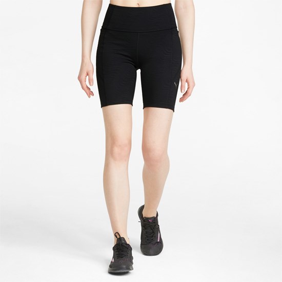 Puma Flawless 7” Kort Trenings Leggings Dame Svarte | 952OSKJBI