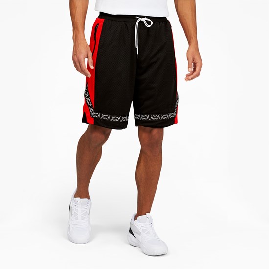 Puma Full Ride Basketball Shorts Herre Svarte | BE1260479