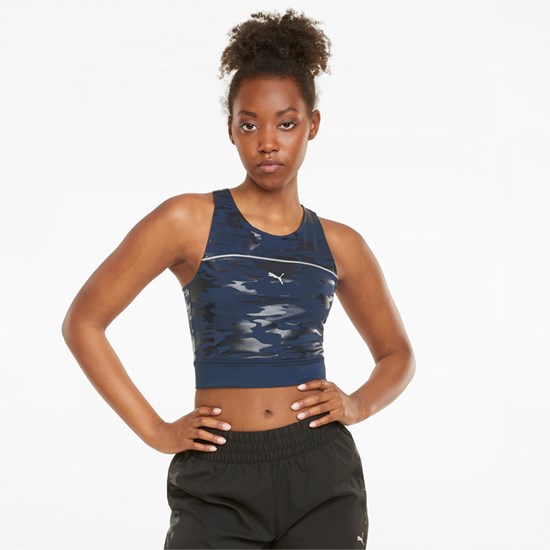 Puma High Shine Cropped Jogge Tank Tops Dame Spellbound | ZF3980165