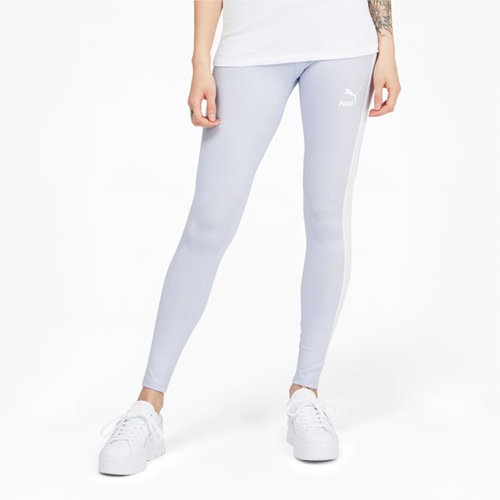 Puma Iconic T7 Leggings Dame Arctic Ice | 906TVLBWI