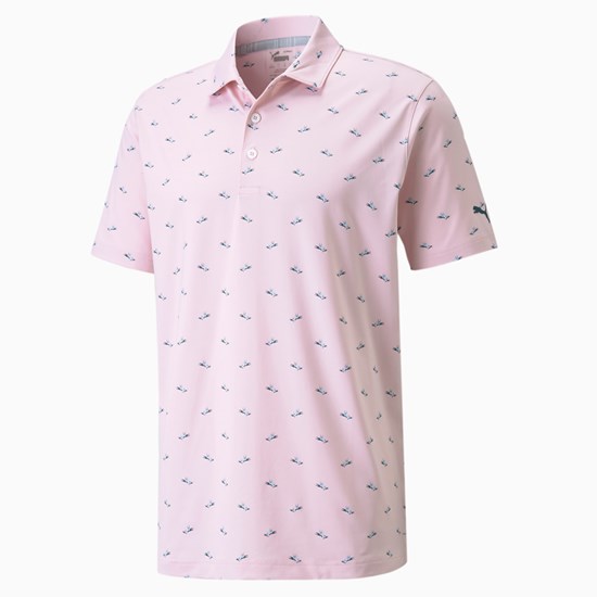 Puma MATTR Paradise Polo T Skjorte Herre Rosa | 506JXBLCI