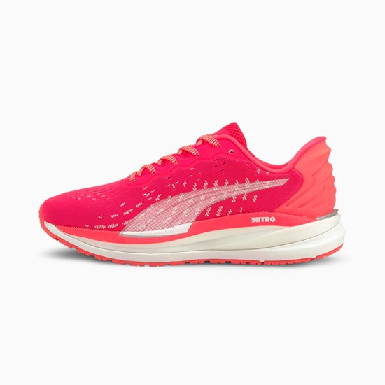 Puma Magnify Nitro Jogge Joggesko Dame Hvite | AU4856209