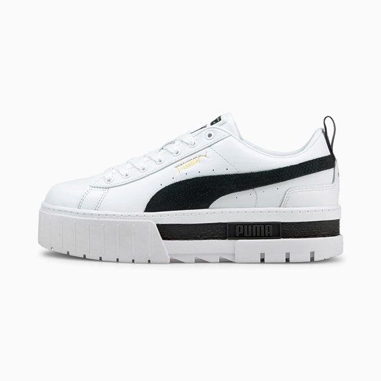 Puma Mayze Joggesko Dame Hvite Svarte | AF1053869