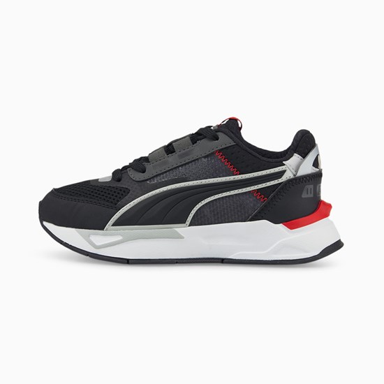 Puma Mirage Sports Tech Little Joggesko Gutt Svarte Mørke Rød | JF1760349