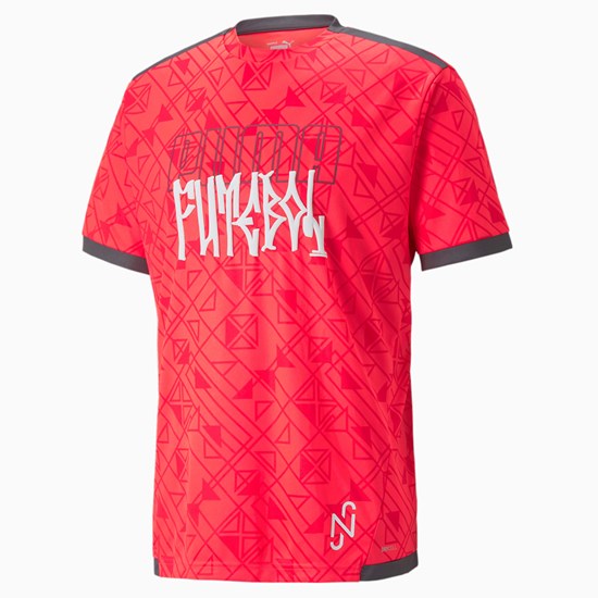 Puma Neymar Jr Futebol Jersey Herre Sunblaze / Ebony | 207ITZBUR