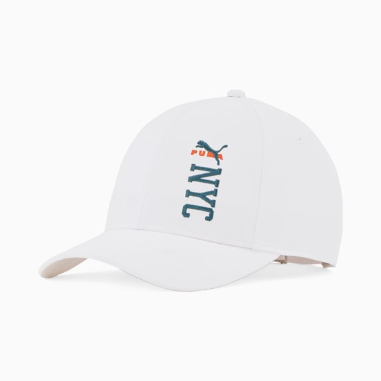 Puma PUMA NYC Archer Adjustable Hatt Dame Hvite | 093UQDCLE