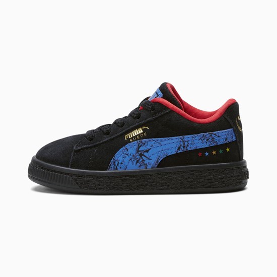 Puma PUMA x DC Justice League Suede Toddler Joggesko Jente Svarte | FD9837650