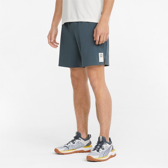 Puma PUMA x FIRST MILE Woven 7 Jogge Shorts Herre Mørke | ZG1786524