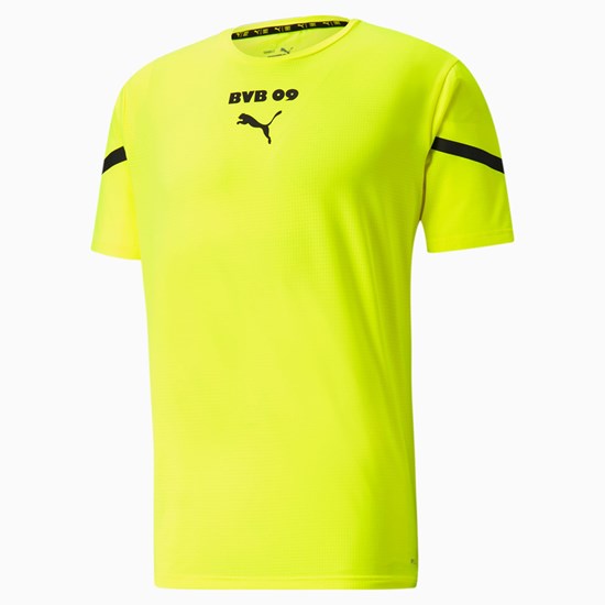 Puma PUMA x First Mile BVB Prematch Jersey Herre Gul Svarte | 971FPBREW