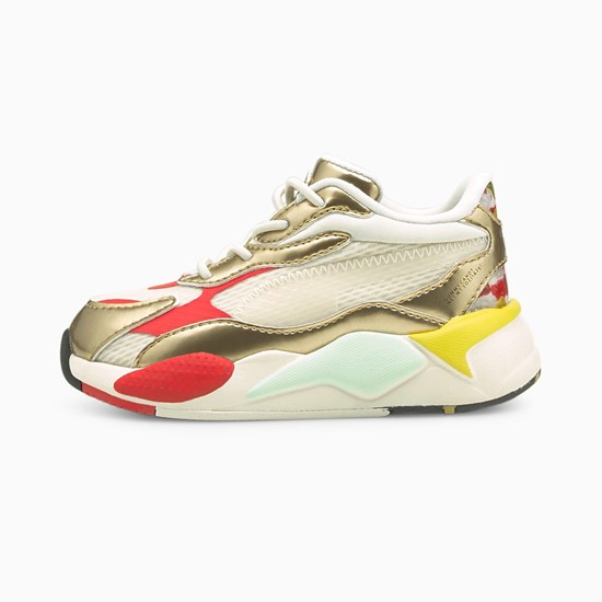 Puma PUMA x HARIBO RS-X³ Toddler Joggesko Jente Hvite Gull | EN7468293