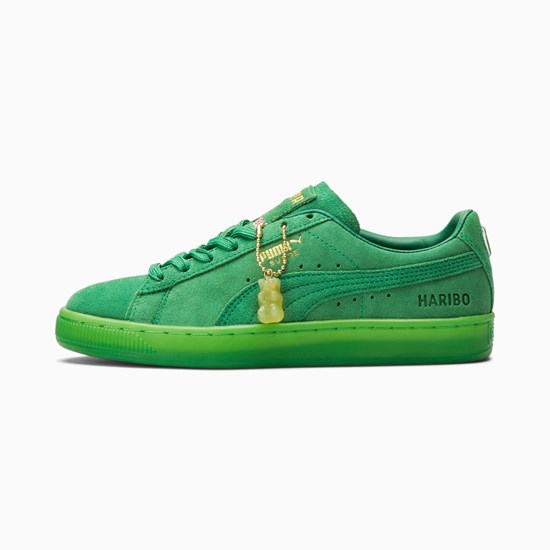 Puma PUMA x HARIBO Suede JR Joggesko Jente Grønn Grønn | KJ0295476