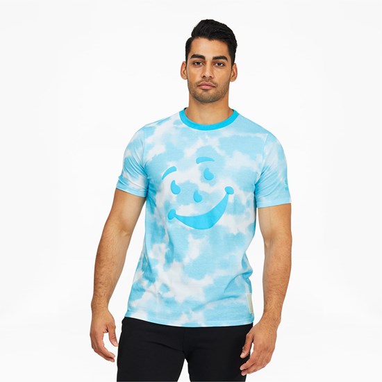 Puma PUMA x Kool-Aid Tie Dye Løpe Tskjorte Herre Blå | 348QJLNCG