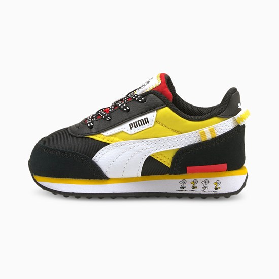 Puma PUMA x PEANUTS Future Rider Toddler Joggesko Jente Svarte | DH0879163