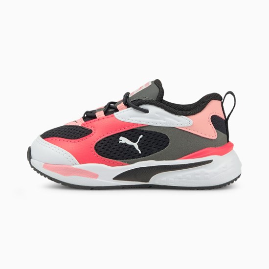 Puma RS-Fast Toddler Joggesko Gutt Svarte Rosa | AY8750613