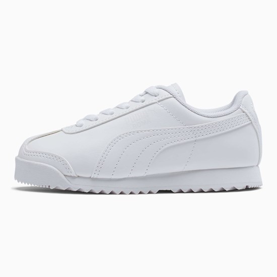 Puma Roma Basic Little Joggesko Gutt Hvite | TW7256834