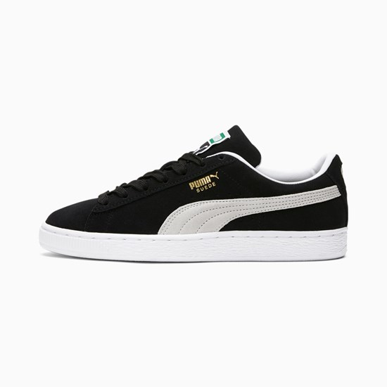 Puma Suede Classic XXI Joggesko Dame Svarte Hvite | XA5874932