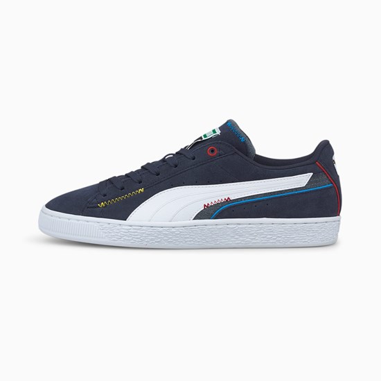 Puma Suede Displaced Joggesko Herre Hvite Mørke | IN9518764