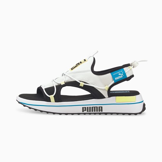 Puma Surf Sandaler Herre Svarte Gul | HN4072851