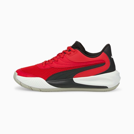 Puma Triple Basketball Jr Joggesko Jente Rød Svarte | YG4023895